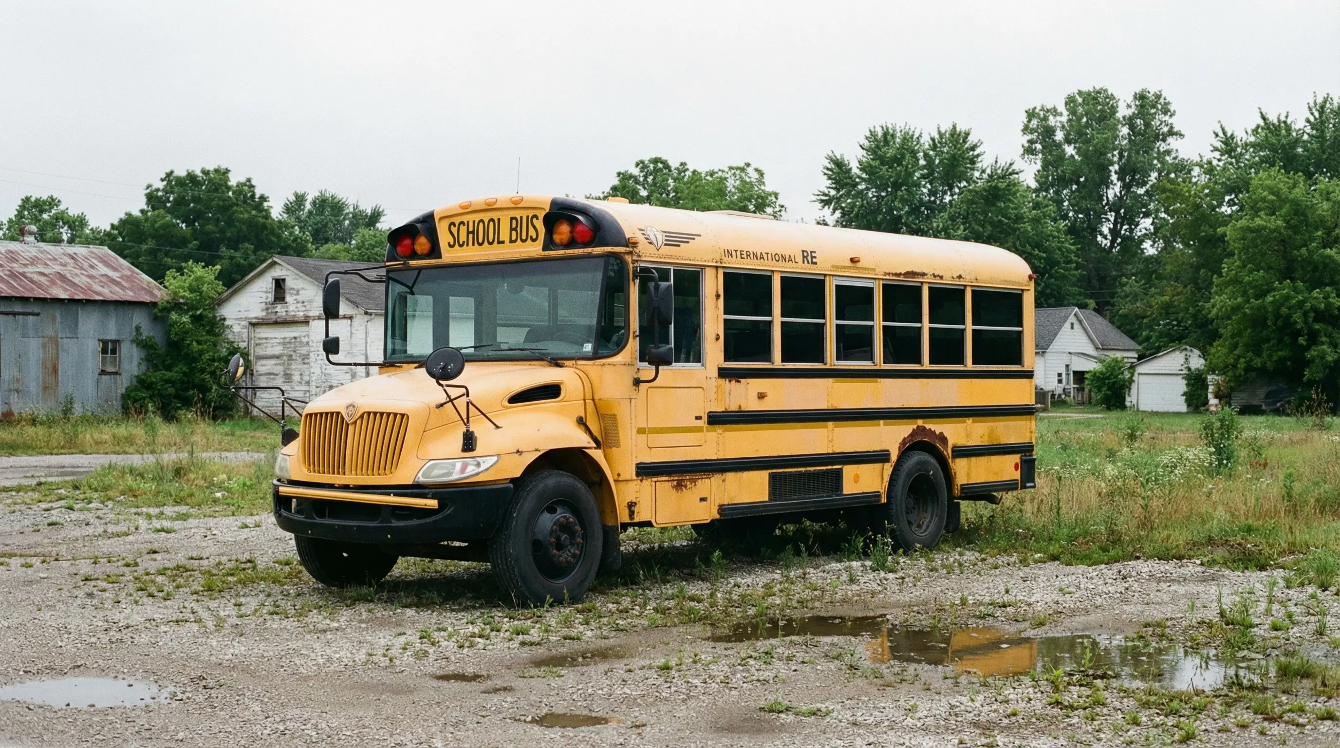 2004 International RE short bus before conversion