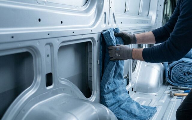Comparison of insulation materials used in a camper van conversion